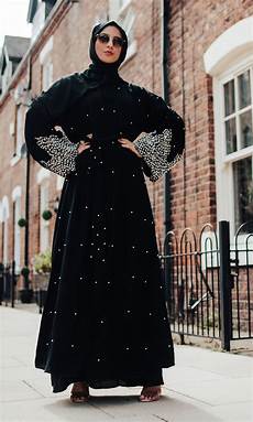 Black Open Abaya