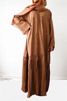 Brown Open Abaya
