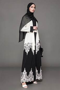 White Open Abaya